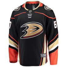 Load image into Gallery viewer, Fanatics Branded Rickard Rakell Anaheim Ducks Black Breakaway Player Jersey