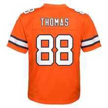 Load image into Gallery viewer, Demaryius Thomas #88 Denver Broncos Youth Orange Color Rush Game Jersey