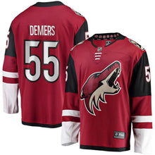 Load image into Gallery viewer, Fanatics Branded Jason Demers Arizona Coyotes Garnet Breakaway Player Jersey