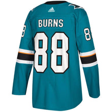 Load image into Gallery viewer, Brent Burns San Jose Sharks Teal Replica Player Jersey