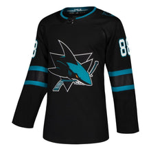 Load image into Gallery viewer, Brent Burns San Jose Sharks Black Alternate Replica Player Jersey