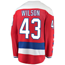 Load image into Gallery viewer, Fanatics Branded Tom Wilson Washington Capitals Red Alternate Breakaway Player Jersey
