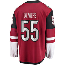 Load image into Gallery viewer, Fanatics Branded Jason Demers Arizona Coyotes Garnet Breakaway Player Jersey
