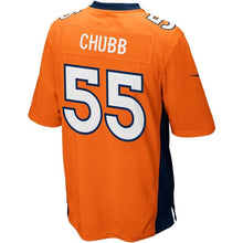Load image into Gallery viewer, Bradley Chubb #55 Denver Broncos Youth Orange Game Jersey