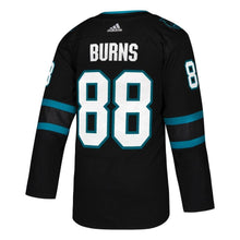 Load image into Gallery viewer, Brent Burns San Jose Sharks Black Alternate Replica Player Jersey