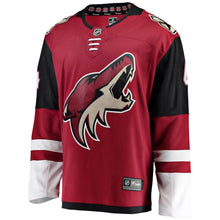 Load image into Gallery viewer, Fanatics Branded Niklas Hjalmarsson Arizona Coyotes Garnet Breakaway Player Jersey