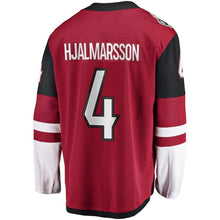 Load image into Gallery viewer, Fanatics Branded Niklas Hjalmarsson Arizona Coyotes Garnet Breakaway Player Jersey