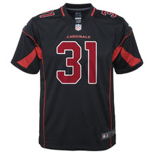 Load image into Gallery viewer, David Johnson #31 Arizona Cardinals Youth Black Color Rush Game Jersey