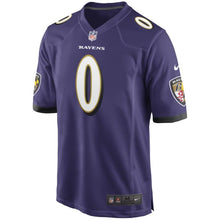 Load image into Gallery viewer, Earl Thomas #0 Baltimore Ravens Black Game Jersey Hot 2019