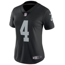Load image into Gallery viewer, Derek Carr #4 Oakland Raiders Women's Black Vapor Untouchable Limited Player Jersey