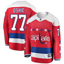 Load image into Gallery viewer, Fanatics Branded TJ Oshie Washington Capitals Red Alternate Breakaway Player Jersey
