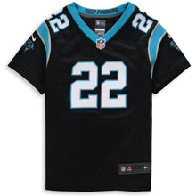 Load image into Gallery viewer, Christian McCaffrey #22 Carolina Panthers Girls Youth Black Game Jersey