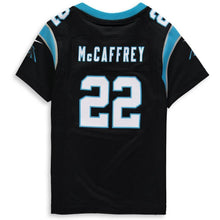 Load image into Gallery viewer, Christian McCaffrey #22 Carolina Panthers Girls Youth Black Game Jersey