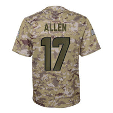 Load image into Gallery viewer, Josh Allen #17 Buffalo Bills Youth Camo Salute to Service Game Jersey