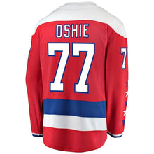 Load image into Gallery viewer, Fanatics Branded TJ Oshie Washington Capitals Red Alternate Breakaway Player Jersey