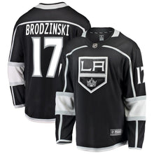 Load image into Gallery viewer, Fanatics Branded Jonny Brodzinski Los Angeles Kings Black Breakaway Jersey