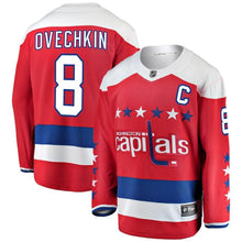 Load image into Gallery viewer, Fanatics Branded Alexander Ovechkin Washington Capitals Red Alternate Breakaway Player Jersey