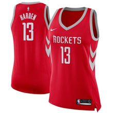 Load image into Gallery viewer, James Harden #13 Houston Rockets Women's Red Swingman Jersey - Icon Edition