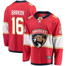 Load image into Gallery viewer, Fanatics Branded Aleksander Barkov Florida Panthers Red Breakaway Jersey