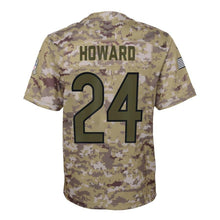 Load image into Gallery viewer, Jordan Howard #24 Chicago Bears Youth Camo Salute to Service Game Jersey