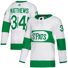 Load image into Gallery viewer, Auston Matthews Toronto St. Pats White Replica Player Jersey