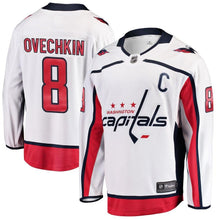 Load image into Gallery viewer, Fanatics Branded Alexander Ovechkin Washington Capitals White Breakaway Player Jersey