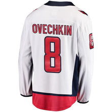Load image into Gallery viewer, Fanatics Branded Alexander Ovechkin Washington Capitals White Breakaway Player Jersey