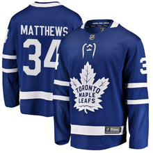 Load image into Gallery viewer, Fanatics Branded Auston Matthews Toronto Maple Leafs Royal Breakaway Player Jersey