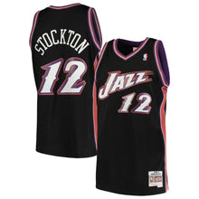 Load image into Gallery viewer, John Stockton #12 Utah Jazz 1998-99 Hardwood Classics Mens Swingman Jersey