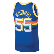 Load image into Gallery viewer, Dikembe Mutombo #55 Denver Nuggets 1991-92 Hardwood Classics Mens Swingman Jersey