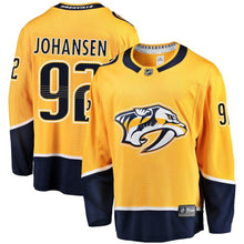Load image into Gallery viewer, Fanatics Branded Ryan Johansen Nashville Predators Gold Breakaway Player Jersey