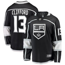 Load image into Gallery viewer, Fanatics Branded Kyle Clifford Los Angeles Kings Black Breakaway Jersey