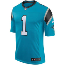 Load image into Gallery viewer, Cam Newton #1 Carolina Panthers Youth Blue/Black Classic Limited Player Jersey