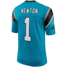 Load image into Gallery viewer, Cam Newton #1 Carolina Panthers Youth Blue/Black Classic Limited Player Jersey
