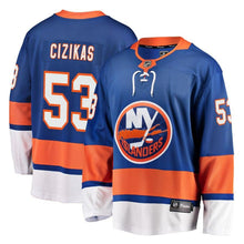 Load image into Gallery viewer, Fanatics Branded Casey Cizikas New York Islanders Royal Breakaway Player Jersey