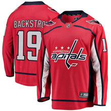Load image into Gallery viewer, Fanatics Branded Nicklas Backstrom Washington Capitals Red Breakaway Player Jersey