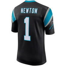 Load image into Gallery viewer, Cam Newton #1 Carolina Panthers Youth Blue/Black Classic Limited Player Jersey