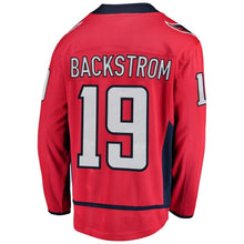 Load image into Gallery viewer, Fanatics Branded Nicklas Backstrom Washington Capitals Red Breakaway Player Jersey