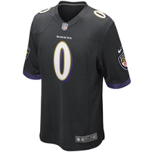 Load image into Gallery viewer, Earl Thomas #0 Baltimore Ravens Black Game Jersey Hot 2019