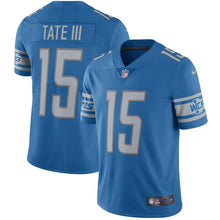 Load image into Gallery viewer, Golden Tate #15 Detroit Lions Youth Blue Vapor Untouchable Limited Player Jersey