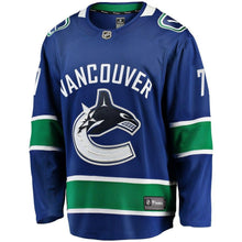 Load image into Gallery viewer, Fanatics Branded Nikolay Goldobin Vancouver Canucks Blue Breakaway Player Jersey