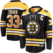 Load image into Gallery viewer, Fanatics Branded Zdeno Chara Boston Bruins Black Breakaway Player Jersey