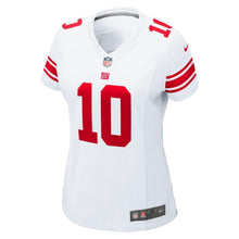Load image into Gallery viewer, Eli Manning #10 New York Giants Women's White Game Jersey