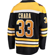 Load image into Gallery viewer, Fanatics Branded Zdeno Chara Boston Bruins Black Breakaway Player Jersey