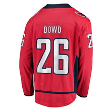 Load image into Gallery viewer, Fanatics Branded Nic Dowd Washington Capitals Red Home Breakaway Player Jersey