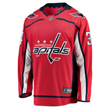 Load image into Gallery viewer, Fanatics Branded Jonas Siegenthaler Washington Capitals Red Home Breakaway Player Jersey