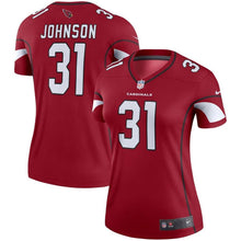 Load image into Gallery viewer, David Johnson #31 Arizona Cardinals Women's Cardinal Legend Jersey