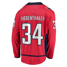 Load image into Gallery viewer, Fanatics Branded Jonas Siegenthaler Washington Capitals Red Home Breakaway Player Jersey