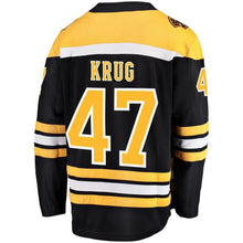 Load image into Gallery viewer, Fanatics Branded Torey Krug Boston Bruins Black Home Breakaway Player Jersey