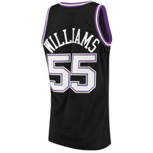 Load image into Gallery viewer, Jason Williams #55 Sacramento Kings Black 2000-01 Hardwood Classics Mens Swingman Jersey